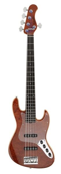 Sadowsky Custom Shop 21-Fret Vintage J/J Bass, 5-String - Natural Transparent High Polish - 21-4213
