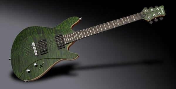 Framus Custom Shop Diablo II Supreme - Super Emeraude Green Transparent High Polish - 19-4118