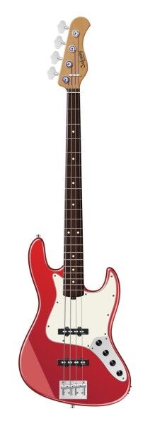 Sadowsky MasterBuilt 20-Fret Ultra Vintage J/J Bass, Red Alder Body, Morado Fingerboard, 4-String - Solid Dakota Red High Polish