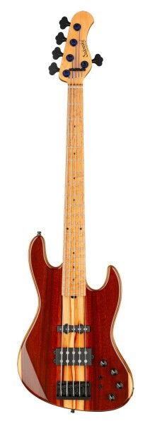 Sadowsky Custom Shop 21-Fret Vintage M/J Bass, 5-String - Natural Transparent High Polish - 25-4611