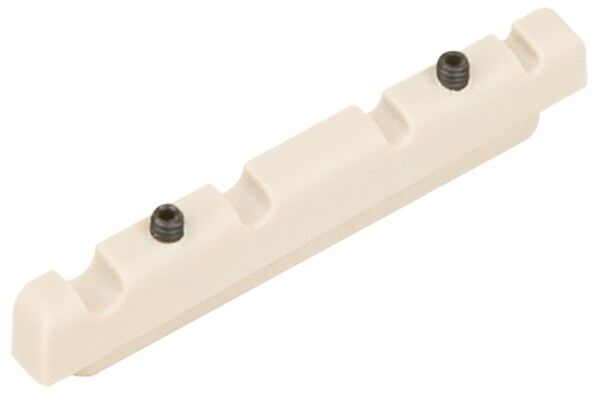 Sadowsky Parts Just-A-Nut III, 4-String, 38.5 mm (1.50") - White Tedur