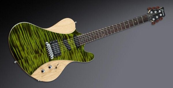 Framus Masterbuilt Idolmaker 5'R - Emerald Green Transparent High Polish / Satin Back & Sides