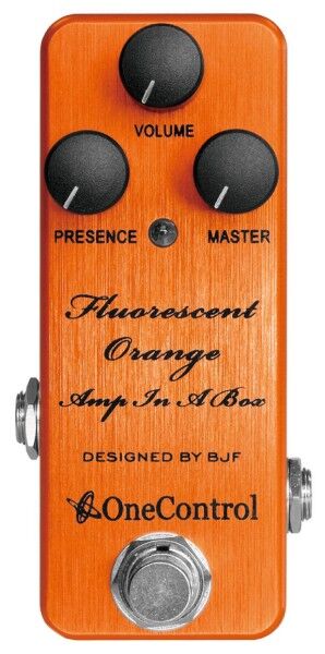 One Control Fluorescent Orange AIAB - Distortion / Amp-In-A-Box
