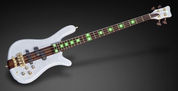 Warwick Custom Shop Streamer Stage I, 4-String - White Transparent Satin - 16-3216