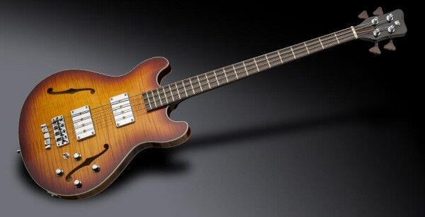 Warwick Masterbuilt Star Bass II, 4-String - Honey Sunburst Transparent High Polish