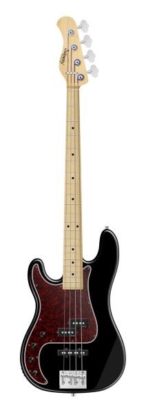 Sadowsky MetroLine 21-Fret Hybrid P/J Bass, Swamp Ash Body, Maple Fingerboard, 4-String, Lefthand - Solid Black High Polish