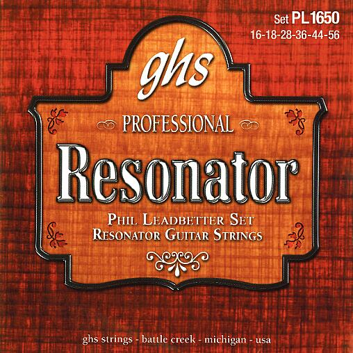 GHS Professional - Phil Leadbatter Signature - Resonator String Set, .016-.056