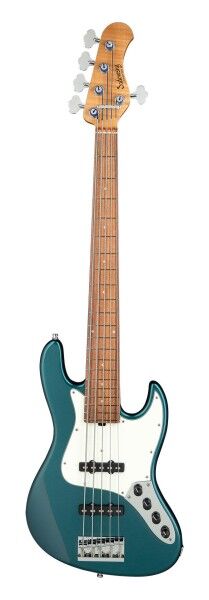 Sadowsky Custom Shop 21-Fret Vintage J/J Bass, 5-String - Solid Vintage Teal Green Metallic High Polish - 21-4339