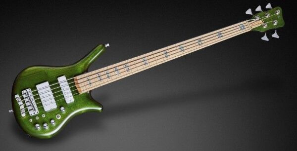 Warwick Custom Shop Thumb NT, 5-String - Emeraude Green Transparent Satin - 16-3314