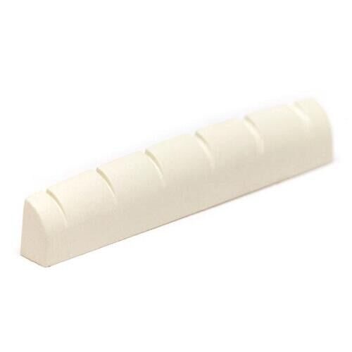 TUSQ LQ-6138-10 - Acoustic/Electric Guitar Nut, Flat, Slotted, 1 7/8" long - Luthier's Pack, 10 pcs.