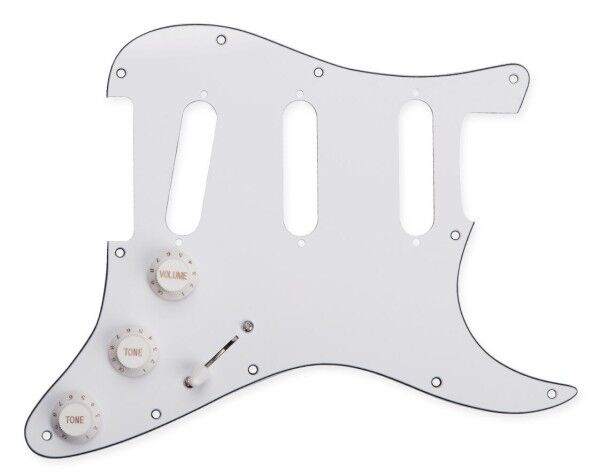 Seymour Duncan - BYOP Pickguard, pre-wired with Liberator Electronics, without Pickups - White