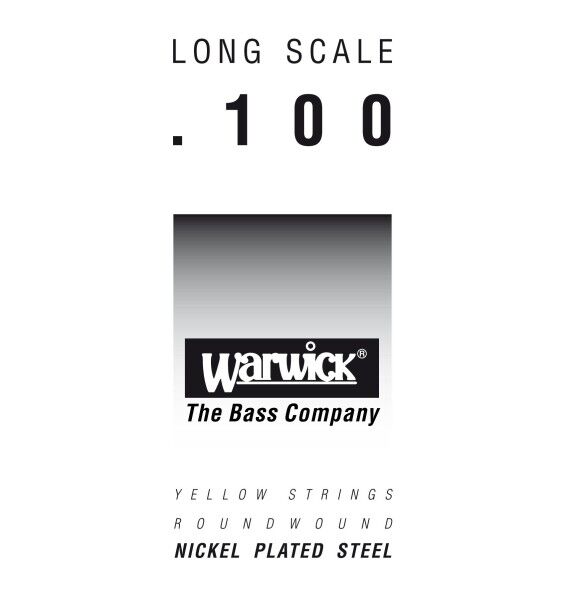 Warwick Yellow Label Bass Single Strings, Nickel-Plated Steel - Long Scale