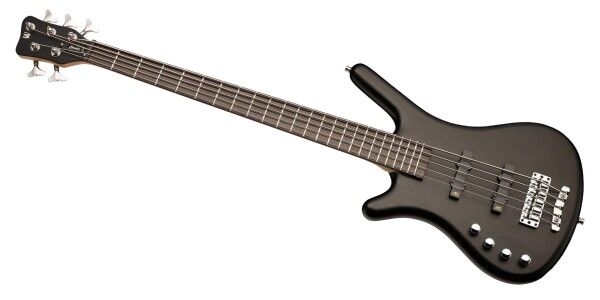 Warwick RockBass Corvette Basic, Lefthand, 5-String - Nirvana Black Transparent Satin