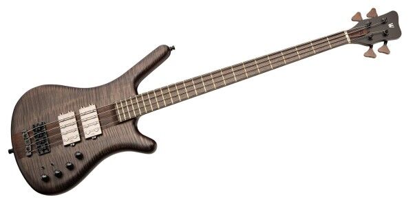 Warwick Custom Shop Corvette $$ NT - 4-String, Nirvana Black Transparent Satin Finish - 23-04387