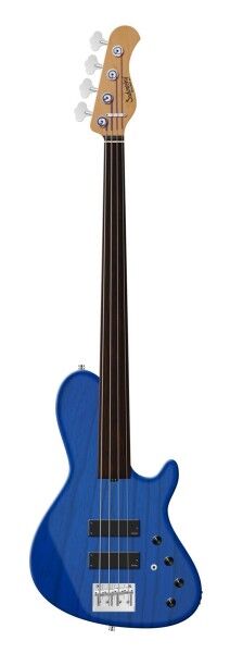Sadowsky MasterBuilt 24-Fret Single Cut Bass, Swamp Ash Body, 4-String, Fretless
