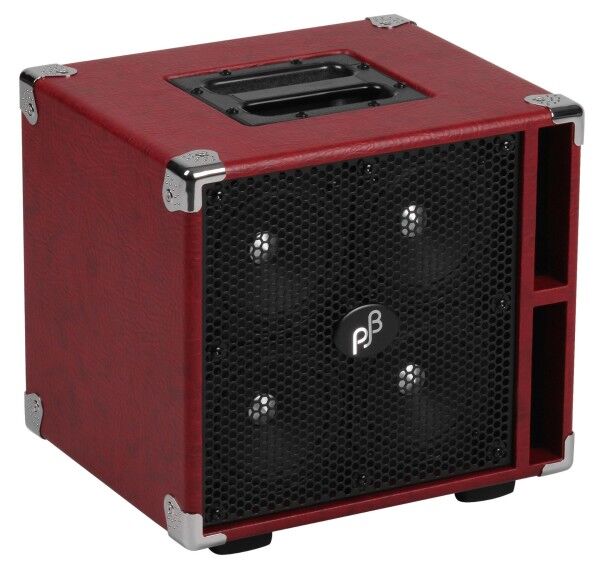 Phil Jones Bass C4 - Compact 4 Bass Cabinet, 4x5", 400 Watt - Red