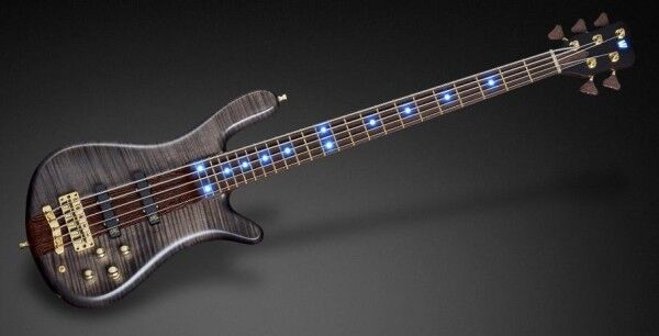 Warwick Custom Shop Streamer Stage I, 5-String - Nirvana Black Transparent Satin - 17-3611