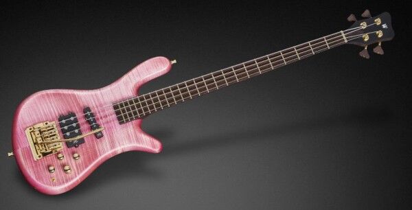 Warwick Custom Shop Streamer Jazzman, 4-String - Bleached Rose Transparent Satin - 17-3436