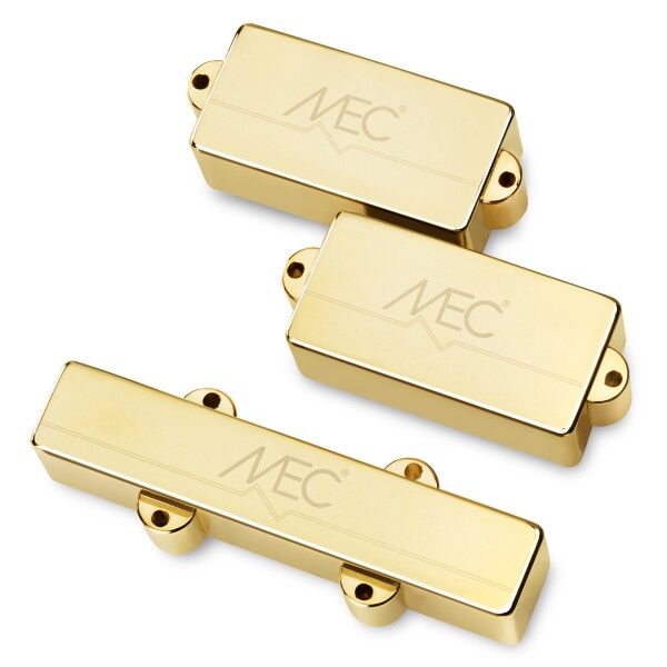 MEC Active P/J-Style Bass Pickup Set, Metal Cover, 4-String