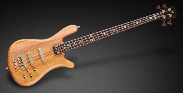 Warwick Masterbuilt Streamer Stage II, 4-String - Natural Oil Finish, Gold Hardware