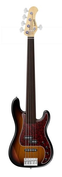 Sadowsky MetroLine 21-Fret Hybrid P/J Bass, Solidbody, Swamp Ash Body, 5-String, Fretless