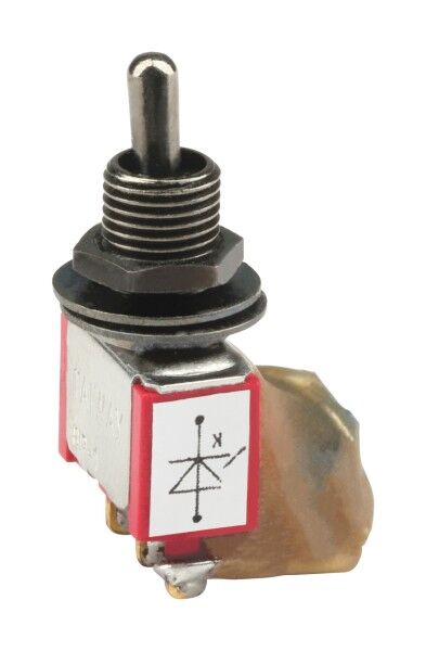 MEC Mini Toggle Switches, Short, Solder Lugs, ON/ON, SPDT