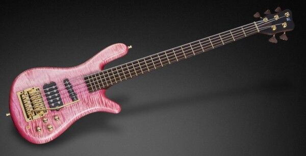 Warwick Custom Shop Streamer Jazzman, 5-String - Bleached Rose Transparent Satin - 17-3437