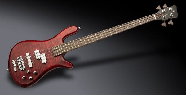 Warwick Masterbuilt Streamer LX, 4-String - Burgundy Red Transparent Satin