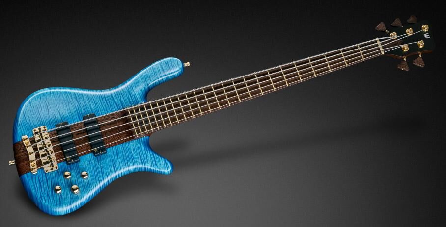 Warwick Custom Shop Streamer Stage I, 5-String, Broadneck - Ocean