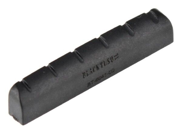 Black TUSQ XL PT-6041-00 - Slotted Guitar Nut - Electric, Y-Style, Rounded, Flat
