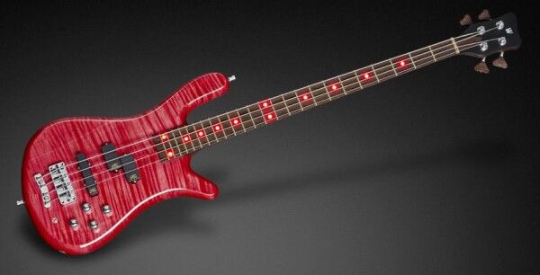 Warwick Custom Shop Streamer LX, 4-String - Red Transparent High Polish - 17-3606