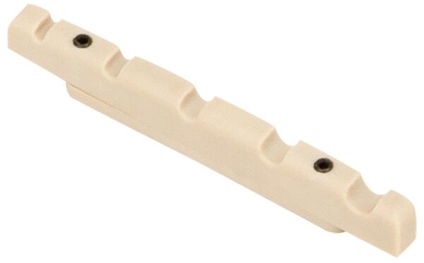 Sadowsky Parts Just-A-Nut III, 5-String, 47.5 mm (1.875") - White Tedur