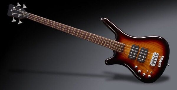 Warwick Teambuilt Pro Series Corvette $$, 4-String - Vintage Sunburst Transparent High Polish