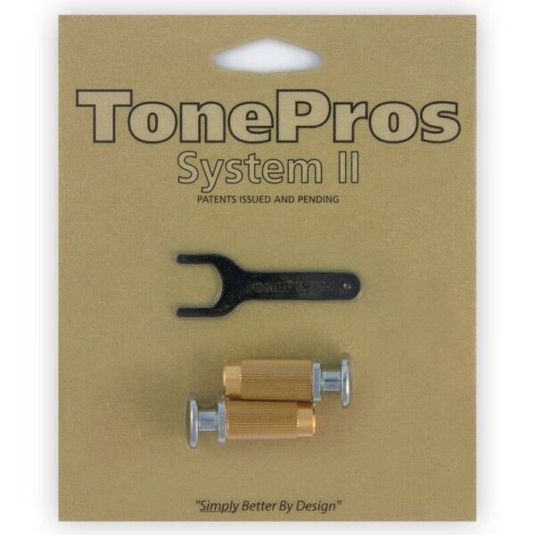 TonePros MSPRS - Metric Brass Locking Studs (P-Style)