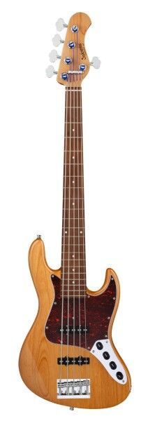 Sadowsky Custom Shop 21-Fret Vintage J/J Bass, 5-String - Natural Transparent High Polish 22-4361
