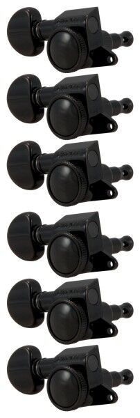 Grover 505 Series - Mini Roto-Grip Locking Rotomatics - Guitar Machine Heads, 6-in-Line