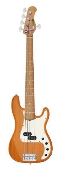 Sadowsky MasterBuilt 20-Fret Ultra Vintage P Bass, Swamp Ash Body, Roasted Maple Fingerboard, 5-String - Honey Violin Transparent Satin