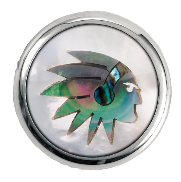 Framus & Warwick - Potentiometer Dome Knobs, Indian Chief Inlay