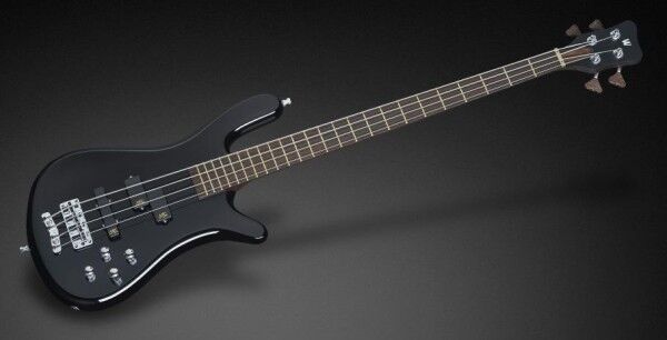 Warwick Masterbuilt Streamer LX, 4-String - Solid Black High Polish