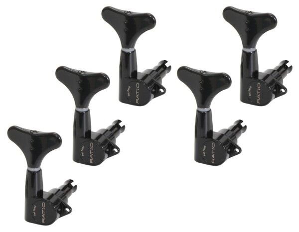 Graph Tech PRB-5500 - Ratio Bass Machine Heads with Y-Style Button - 5-String, 5-in-Line