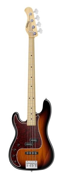 Sadowsky MetroLine 21-Fret Hybrid P/J Bass, Swamp Ash Body, Maple Fingerboard, 4-String, Lefthand - '59 Burst Transparent High Polish