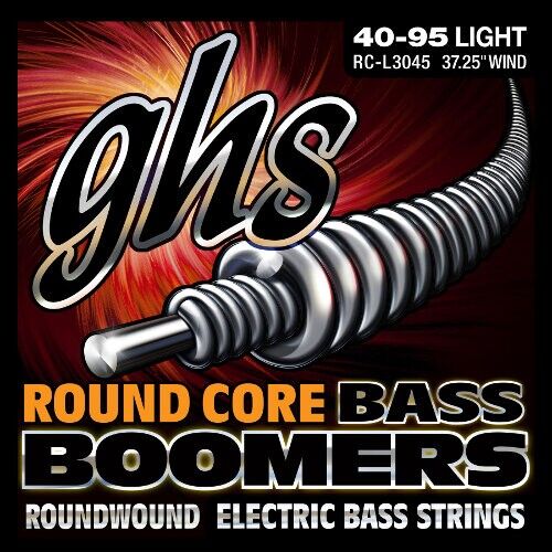 GHS Round Core Boomers Bass String Sets