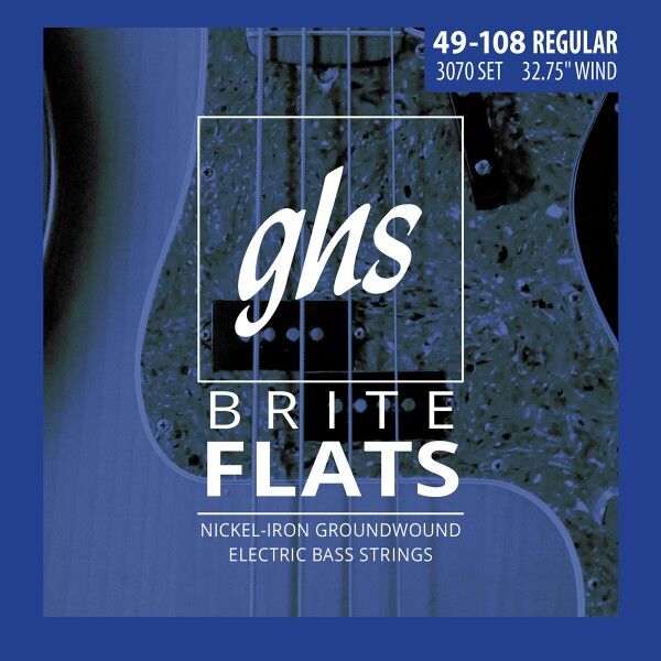 GHS Brite Flats Bass String Sets