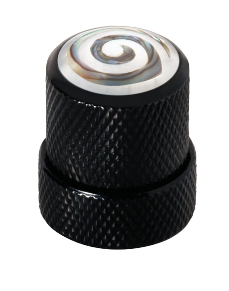 Framus & Warwick - Stacked Potentiometer Dome Knobs, Spiral Inlay