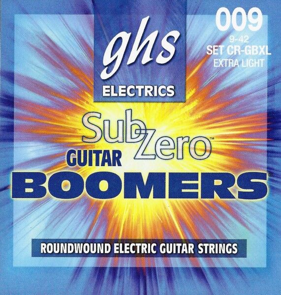 GHS Sub-Zero Boomers Electric Guitar String Sets