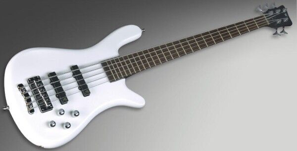 Warwick Masterbuilt Streamer LX, 5-String - Solid White High Polish