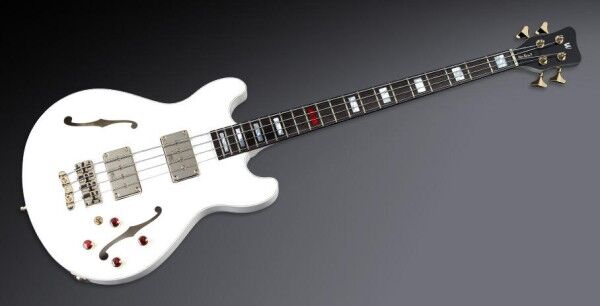 Warwick Custom Shop Star Bass II, 4-String - Solid Creme White High Polish - 14-2538