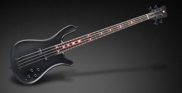 Warwick Custom Shop Streamer Stage I, 4-String - Solid Black Satin - 15-2998