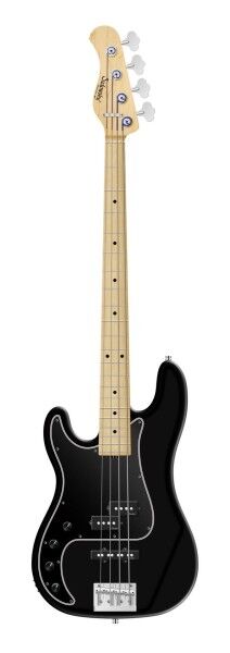 Sadowsky MetroLine 21-Fret Hybrid P/J Bass, Swamp Ash Body, Maple Fingerboard, 4-String, Lefthand - Solid Black Satin