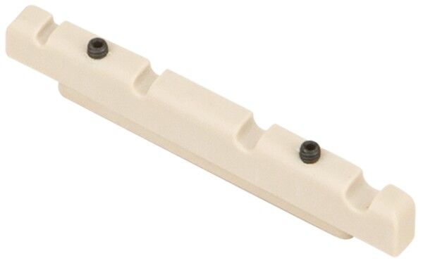 Sadowsky Parts Just-A-Nut III, 4-String, 44.5 mm (1.75") - White Tedur